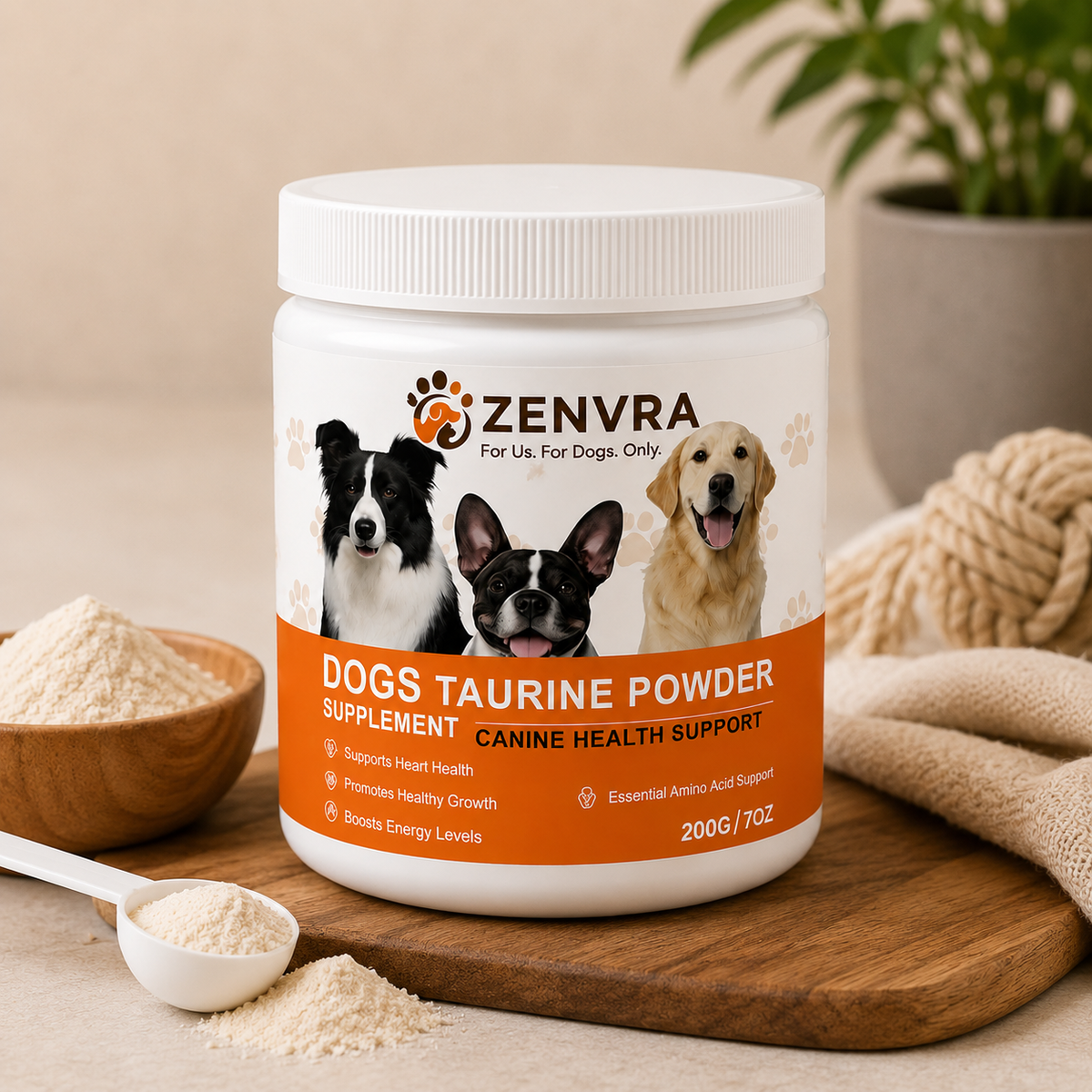 Dogs Taurine Powder Supplement